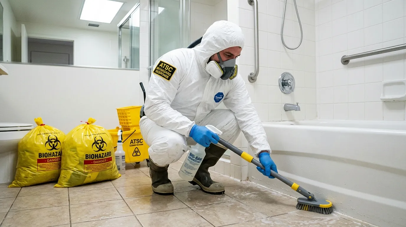 Decontamination equipment deployed for Blood Cleanup in Johnstown